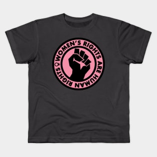 Women's Rights are Human Rights (pink) Kids T-Shirt